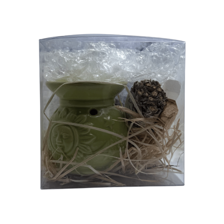 San Juan Ritual Lunar Purification and Solar Path Opening - Includes burner, tying, palo santo, selenite, mineral and witch's kn