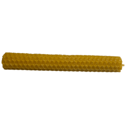 Vela de cera de abelha natural com mel - 15x2cm