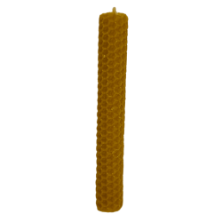 Natürliche Bienenwachs-Honigkerze - 15x2cm