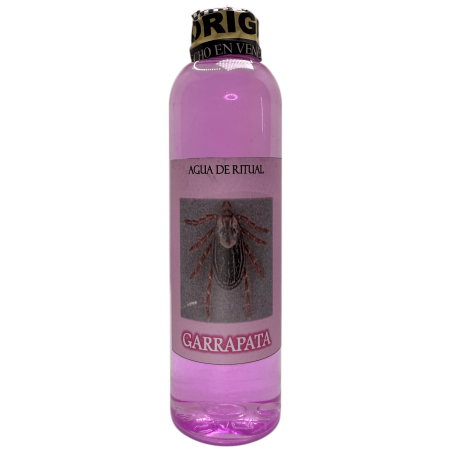 Agua Esotérica Extracto de Garrapata - Agua de Ritual Amarre, Atracción, Amor - 150ml.