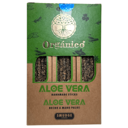 Caixa de Incenso de Aloe Vera Orgânico ULLAS - 12 caixas de 25g.