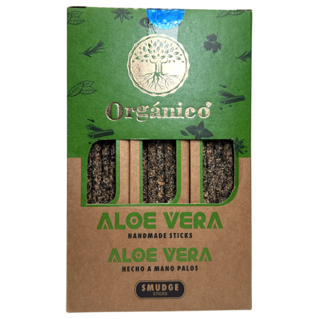 Caja Incienso Orgánico Aloe Vera ULLAS - 12 cajitas de 25gr.