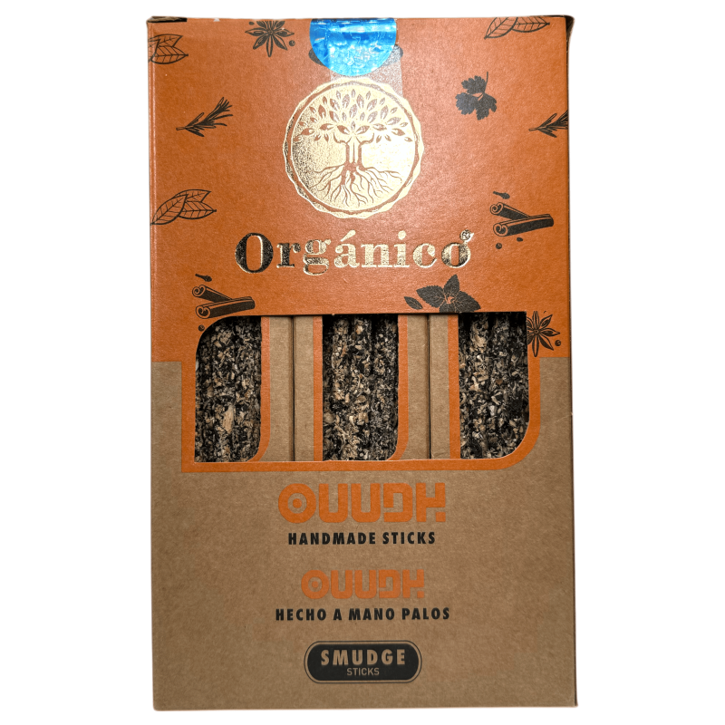 Caja Incienso Orgánico Ouudh ULLAS - 12 cajitas de 25gr.-Cajas Incienso Ullas Orgánico-HOSTENATURA