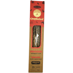 Incienso Ullas de Geranio - Hecho a mano - 25gr - Hecho en India - 100% Natural - ULLAS Incienso Orgánico