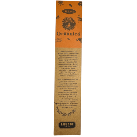 Incienso Ullas de Oudh - Hecho a mano - 25gr - Hecho en India - 100% Natural - ULLAS Incienso Orgánico