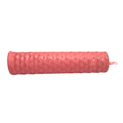 Lumânare cu miere și ceară de albine roz - 10x2,5cm - Iubire, Iertare, Chakra Inimii, Magie