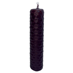 Purple Beeswax Honey Candle - 10x2.5cm - Transmutation, Wisdom, Intuition and Crown Chakra