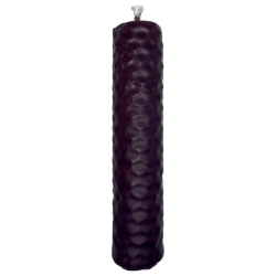 Purple Beeswax Honey Candle - 10x2.5cm - Transmutation, Wisdom, Intuition and Crown Chakra