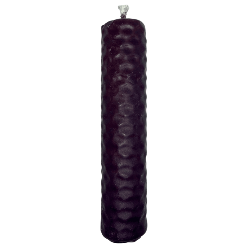Purple Beeswax Honey Candle - 10x2.5cm - Transmutation, Wisdom, Intuition and Crown Chakra-Natural Honey Candles - Beeswax-HOSTENATURA