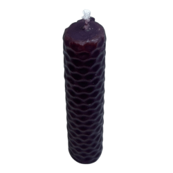 Purple Beeswax Honey Candle - 10x2.5cm - Transmutation, Wisdom, Intuition and Crown Chakra