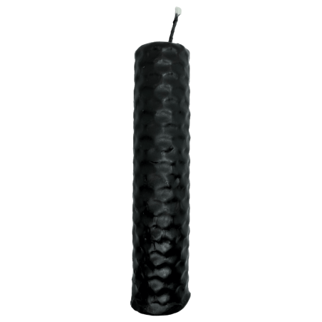 Espelma de Mel Cera d'Abella Negra - 10x2,5cm - Protecció, Contra Enveges, Contra Mal d'Ull, Contra Encanteris