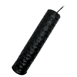 Vela de Miel Cera de Abeja Negra - 10x2,5cm - Protección, Contra Envidias, Contra Mal de Ojo, Contra Hechizos