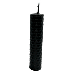 Vela de Miel Cera de Abeja Negra - 10x2,5cm - Protección, Contra Envidias, Contra Mal de Ojo, Contra Hechizos