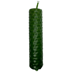 Grüne Bienenwachs-Honigkerze – 10 x 2,5 cm – Heilung, Fruchtbarkeit, Gleichgewicht, Fülle, Herzchakra