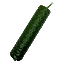 Lumânare verde cu miere și ceară de albine - 10x2.5cm - Vindecare, Fertilitate, Echilibru, Abundență, Chakra Inimii