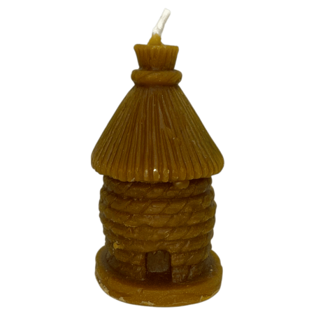 Hut-shaped Honey Candle 8.5x4.5cm - House-shaped candle