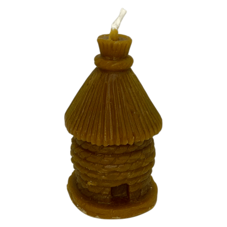 Hut-shaped Honey Candle 8.5x4.5cm - House-shaped candle