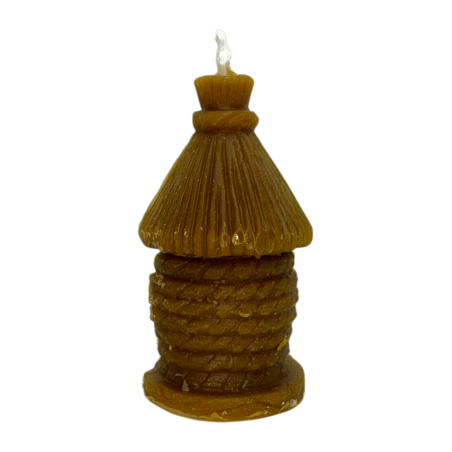 Hut-shaped Honey Candle 8.5x4.5cm - House-shaped candle