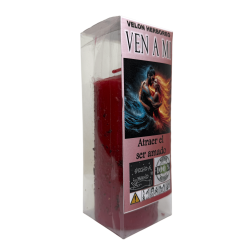 Herbal Candle Come to me - Esoteric Candle 14x6cm - Attract the loved one
