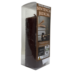 Herbal Candle Judicial Sentence - Esoteric Candle 14x6cm - Win a trial in your favor