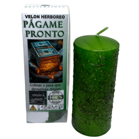 Herboreo Candle Pay Me Soon - Esoteric Candle 14x6cm - Collect or get money back