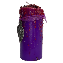 Talisman Candle Love - Esoteric Candle with Special Amulet 14x6cm - Passion, attraction, true affection