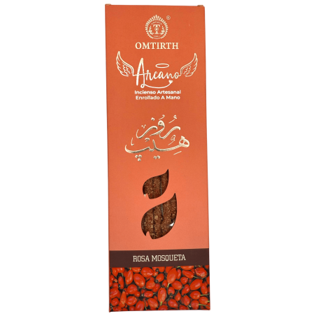Omtirth Arcano Natural Rosehip Incense - 10 sticks of organic artisan incense