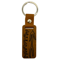 Zarza Chapel Souvenir Keychain - Cave Paintings