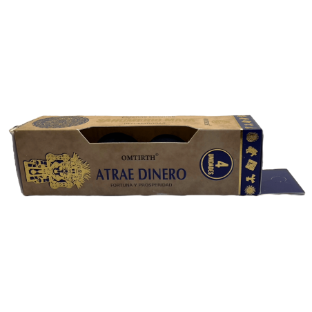 Maya rökelse magiska sfärer lockar pengar OMTIRTH - 4 aktiverade smudgande bomber