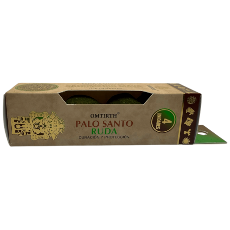 Mayan Incense Magic Spheres Palo Santo and Rue OMTIRTH - 4 Activated Smudging Bombs