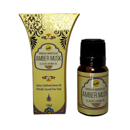 Aceite de Fragancia Ámbar Almizcle SREE VANI 10 ml.