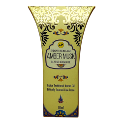 Aceite de Fragancia Ámbar Almizcle SREE VANI10 ml.