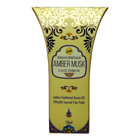 Aceite de Fragancia Ámbar Almizcle SREE VANI 10 ml.