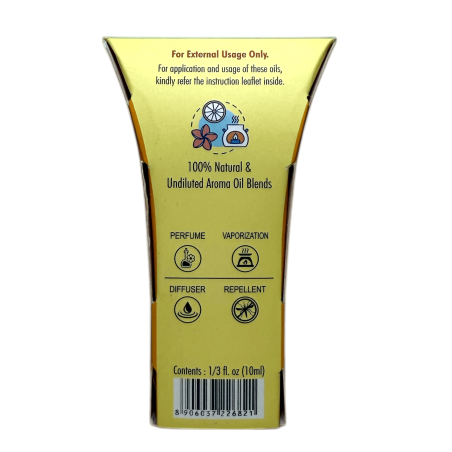 Aceite de Fragancia Ámbar Almizcle SREE VANI 10 ml.