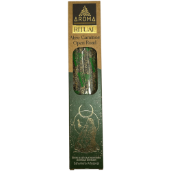 Ritual de Incenso Orgânico Abre Caminhos AROMA Incenso Artesanal - Caixa com 8 varetas de incenso - Duração de 1 hora