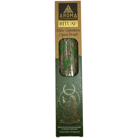 Organic Incense Ritual Opens Paths AROMA Handcrafted Incense - Box with 8 incense sticks - 1 hour duration