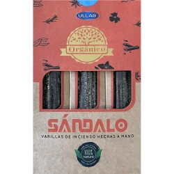 Caja Incienso Orgánico Sándalo ULLAS - 12 cajitas de 25gr.