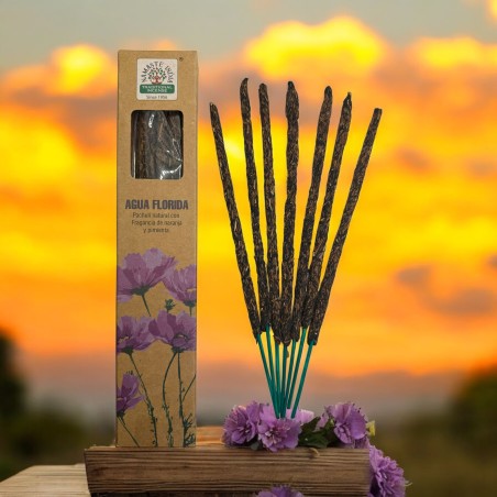 Natural Incense Agua Florida Namaste India Natural Masala - 1 incense box 25g - Patchouli, Orange and Pepper