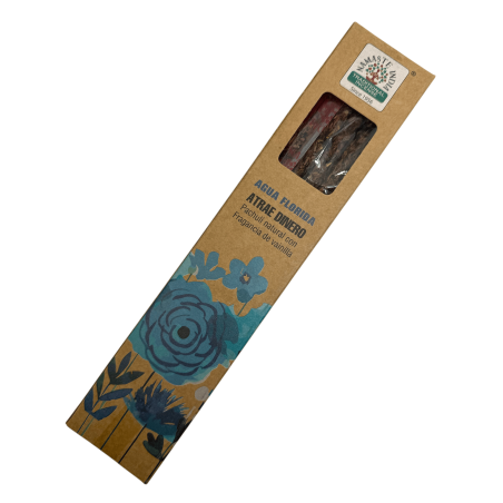 Incenso Natural Água da Flórida Atrai Dinheiro Namaste Índia Natural Masala - 1 caixa de incenso 25g - Patchouli com Baunilha
