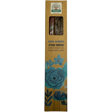 Naturlig rökelse Florida Water Attraherar Pengar Namaste India Natural Masala - 1 ask rökelse 25gr. - Patchouli med Vanilj