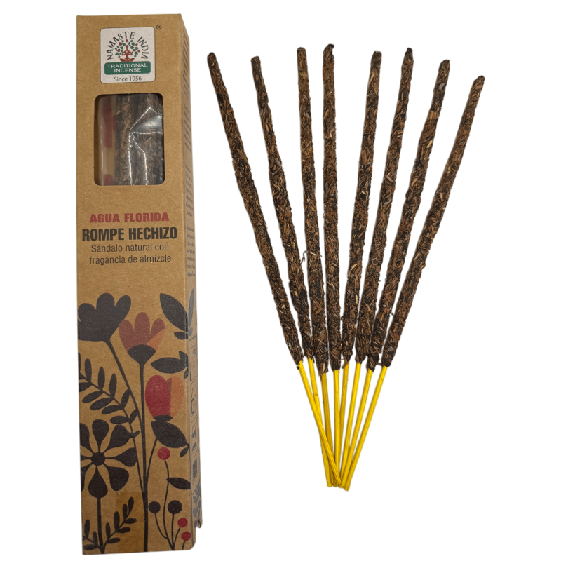 Encens natural Aigua Florida Trenca Encanteris Namaste India Natural Masala - 1 paquet de 25gr. - Sàndal amb Almizcle-VARES INCENS BOTÀNIC-HOSTENATURA