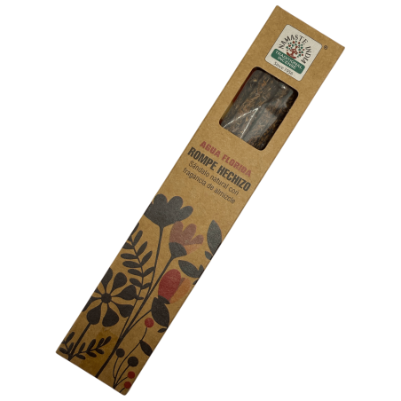 Natürliches Räucherwerk Florida Water Spell Breaker Namaste India Natural Masala – 1 Packung mit 25 g – Sandelholz mit Moschus
