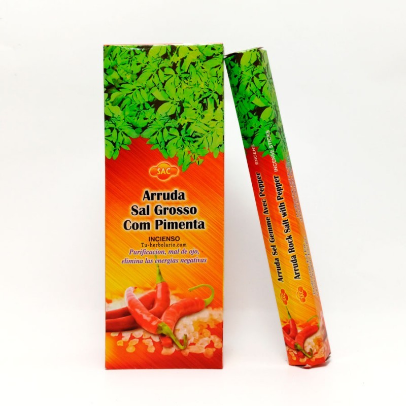 SACインセンス ルー、粗塩、コショウ - 20本入り1パック-香SAC-HOSTENATURA