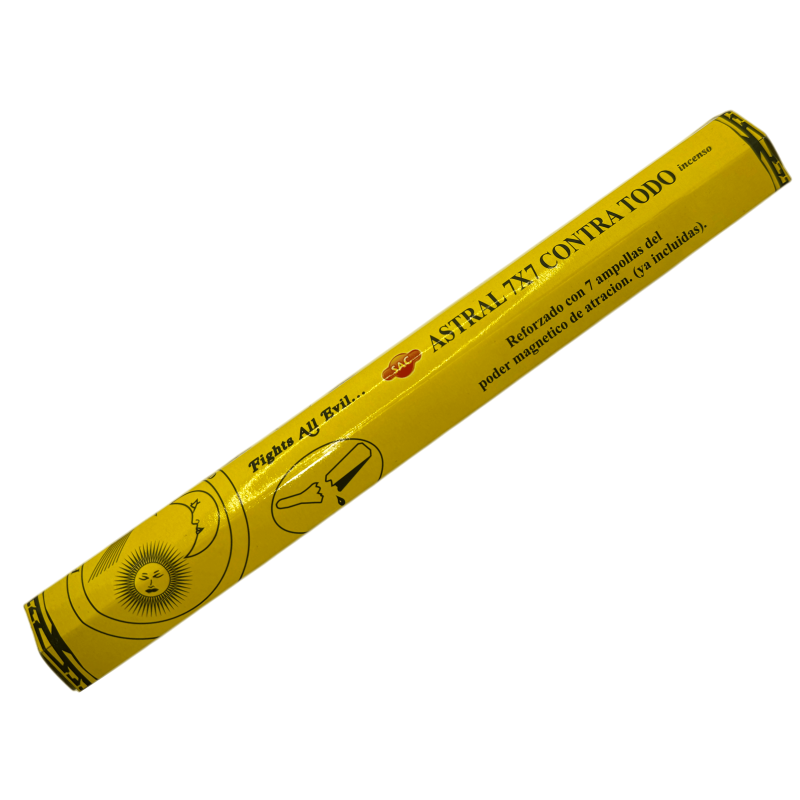 SAC Astral 7X7 Against Everything - 1 packet of 20 incense sticks-SAC INCENSES-HOSTENATURA