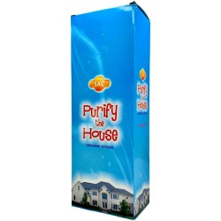 SAC Incense Limpa Casas - Caixa com 6 pacotes hexagonais de 20 varetas 120 varetas de incenso de sândalo e rosa