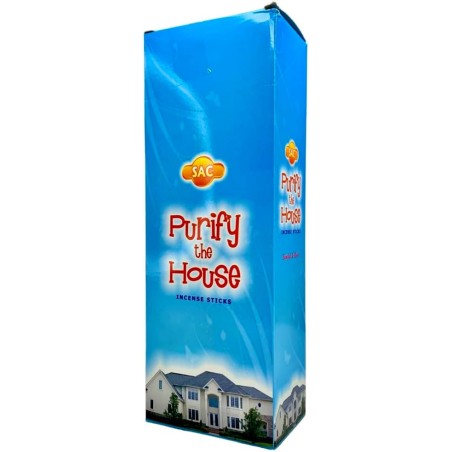 SAC Incense Cleans Houses - Box of 6 hexagonal packs of 20 sticks 120 Sandalwood and Rose incense sticks
