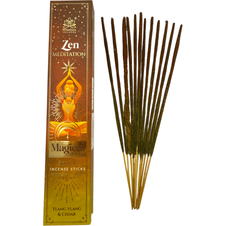 Encens Zen Meditació Magical Series Himalaya Incense - Caixeta de 25gr. encens massala Ylang Ylang i Cedre