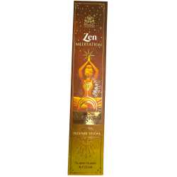 Incenso Himalaya Incenso Mágico Série Zen Meditação - Caixa de 25g de incenso masala de Ylang Ylang e Cedro