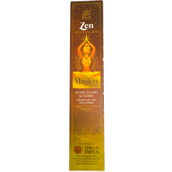 Himalaya Incense Magical Series Zen Meditation Incense – 25-g-Box mit Ylang-Ylang- und Zedern-Masala-Räucherstäbchen