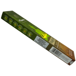 Himalaya Incense Magical Series Auric Cleansing Incense – 25-g-Box Masala-Räucherstäbchen mit weißem Salbei und Palo Santo.